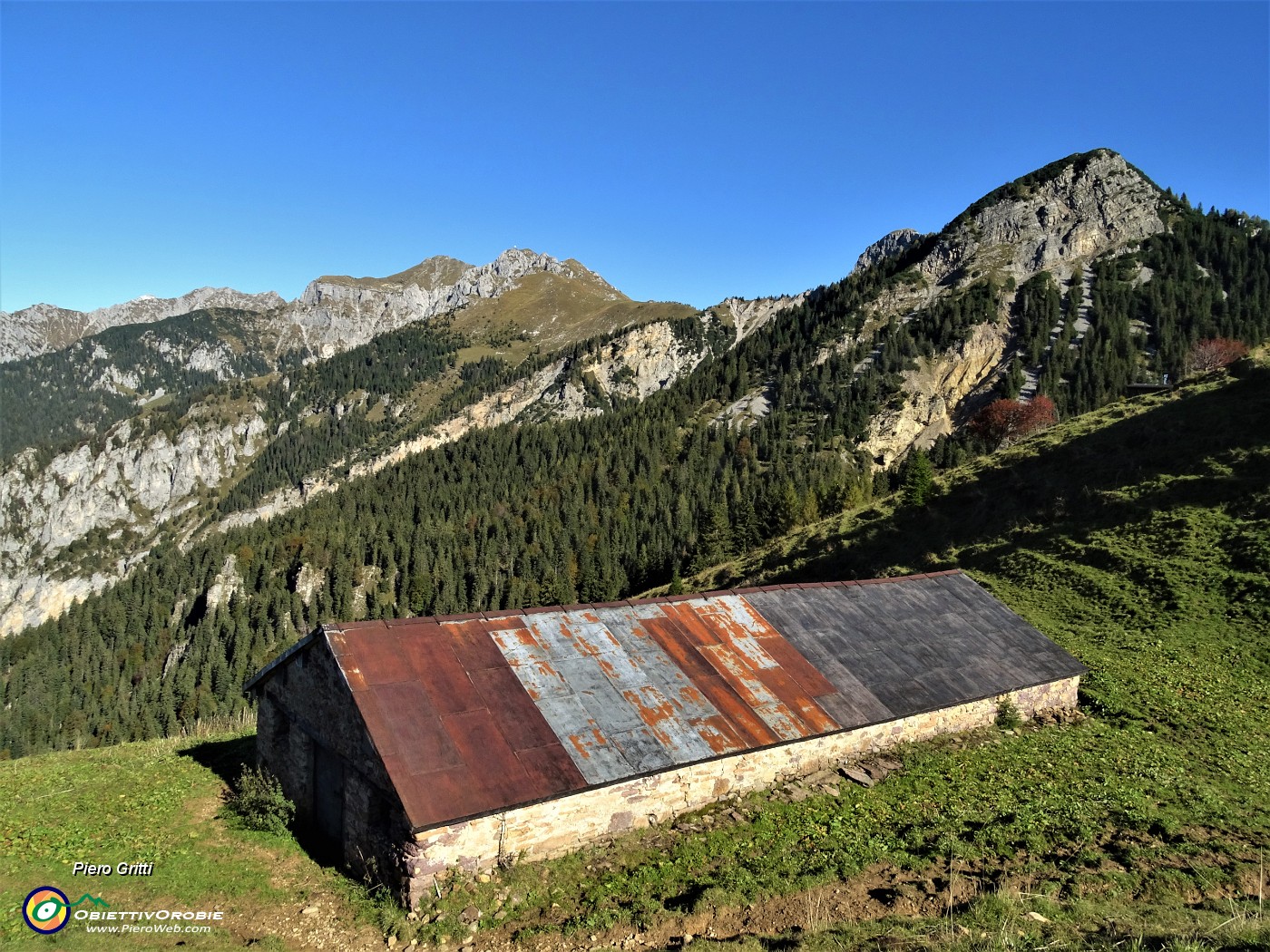 19 Lo stallone con vista in Pizzo Badile e Monte Secco.JPG